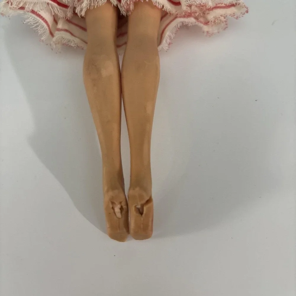 Vintage Barbie Sun Dress Premier Bild Lilli Rose Trim Red White Striped And Doll